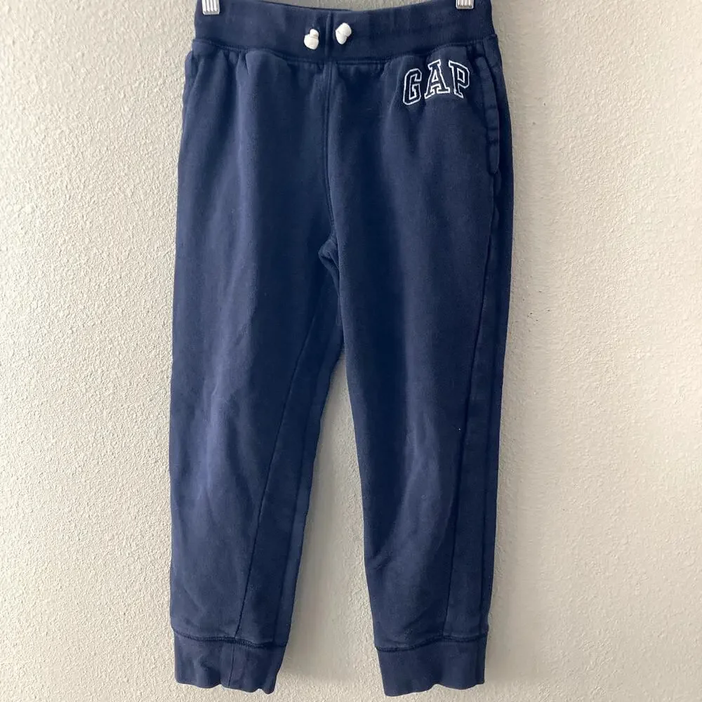 Gap Kids Logo Sweatpants Bundle - Navy Blue - Large 10